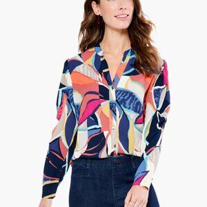 NIC+ZOE Jigsaw Leaf Top